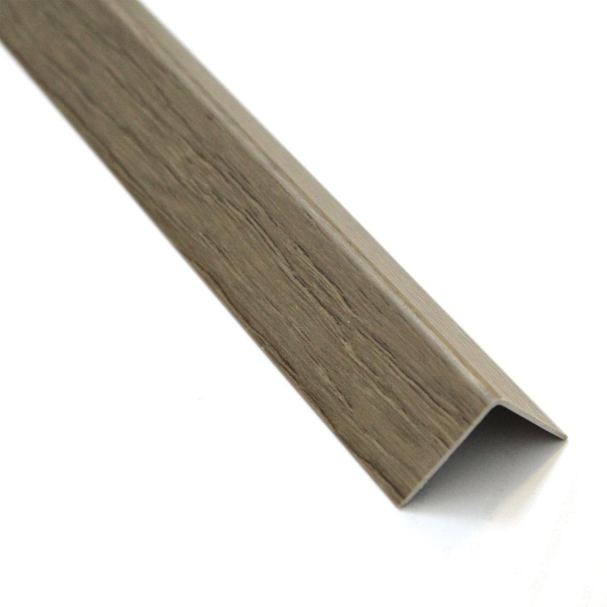 PVC ъглов профил 100x2x2см тъмен дъб