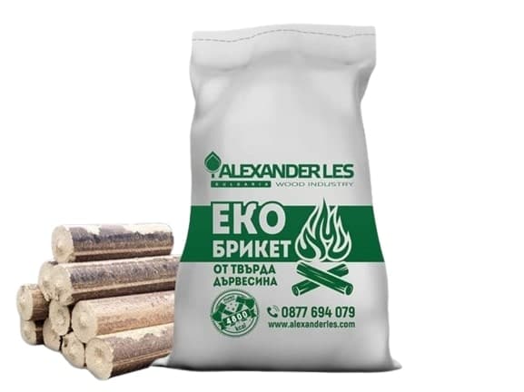 Дървесни екобрикети Аlexander les 20 кг