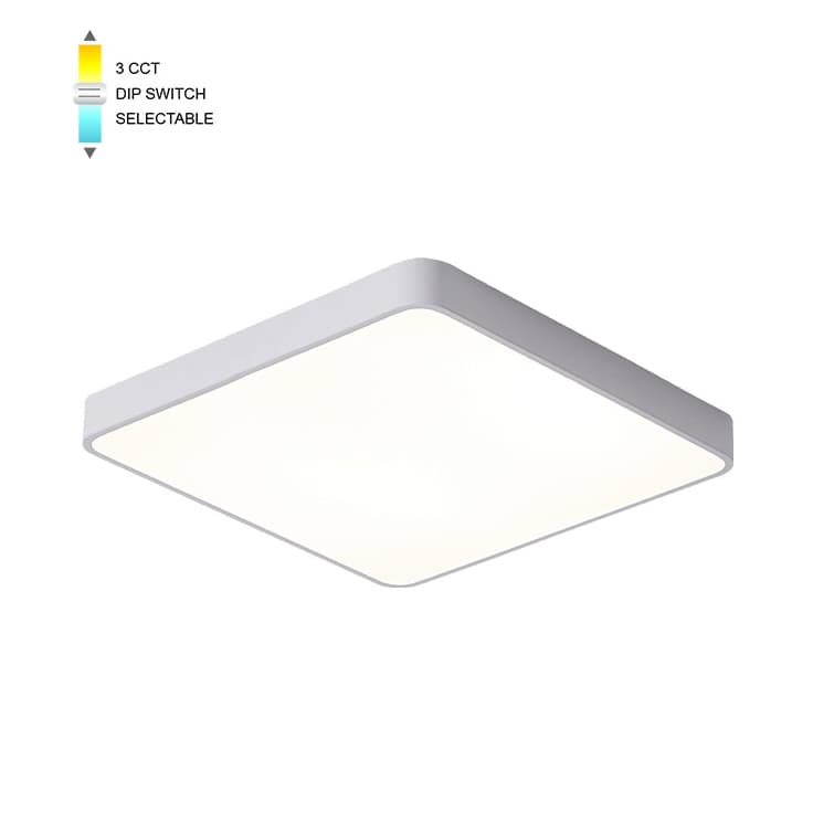 LED плафониера Vito Finesse 45W квадрат 50х50см бяла