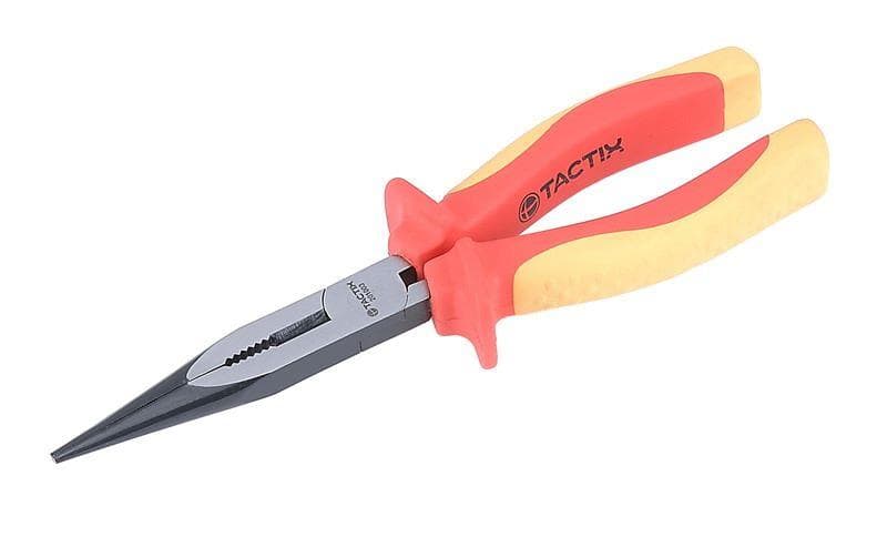 Изолирани дългоусти клещи със защита Tactix 1000V 200мм