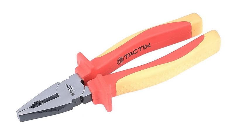 Изолирани усилени клещи и резачки със защита Tactix 1000V 200мм