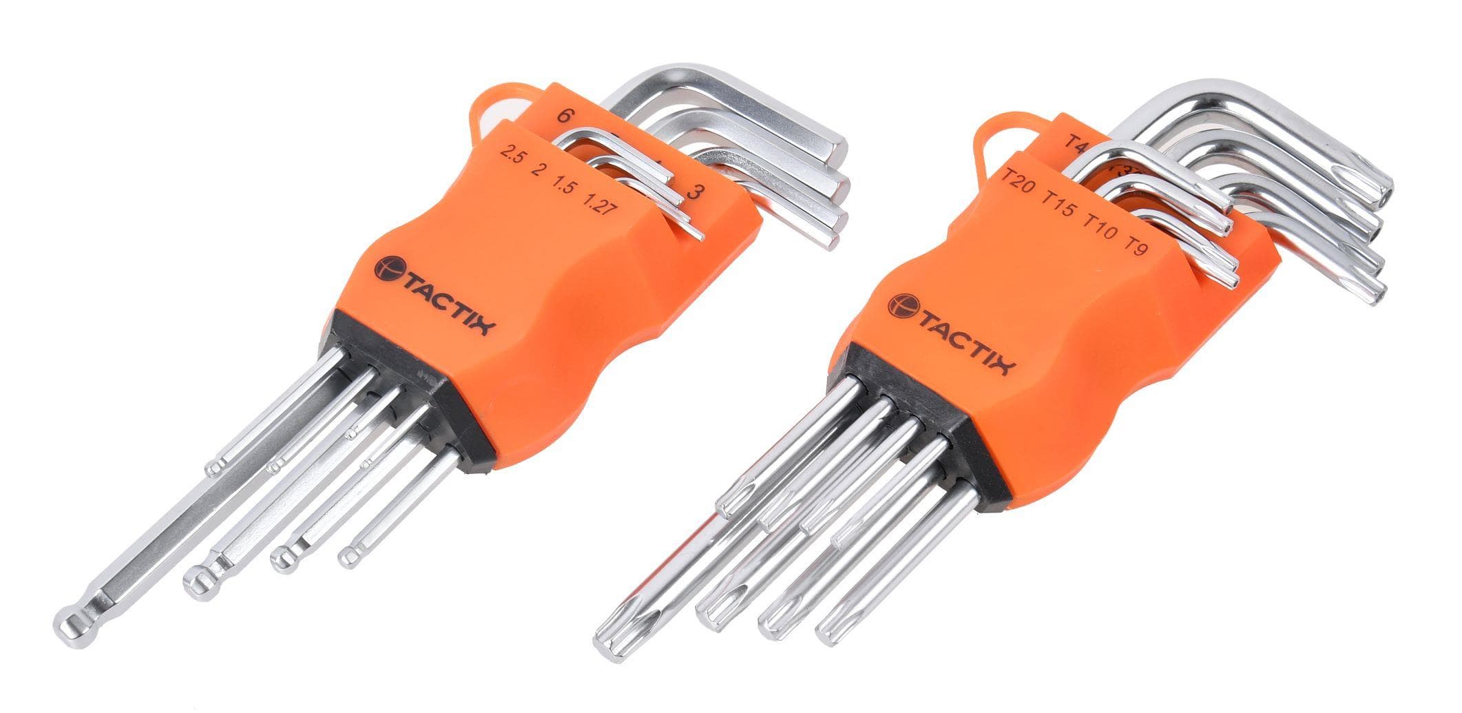 Комплект шестограми HEX+Torx Tactix CR-V 16 броя