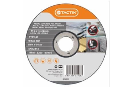 Диск за рязане Tactix Multi-purpose 125х1х22,23мм