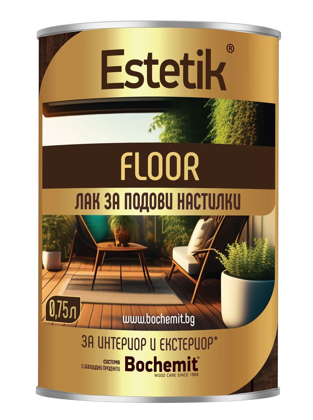Лак за под Estetik Floor 750мл