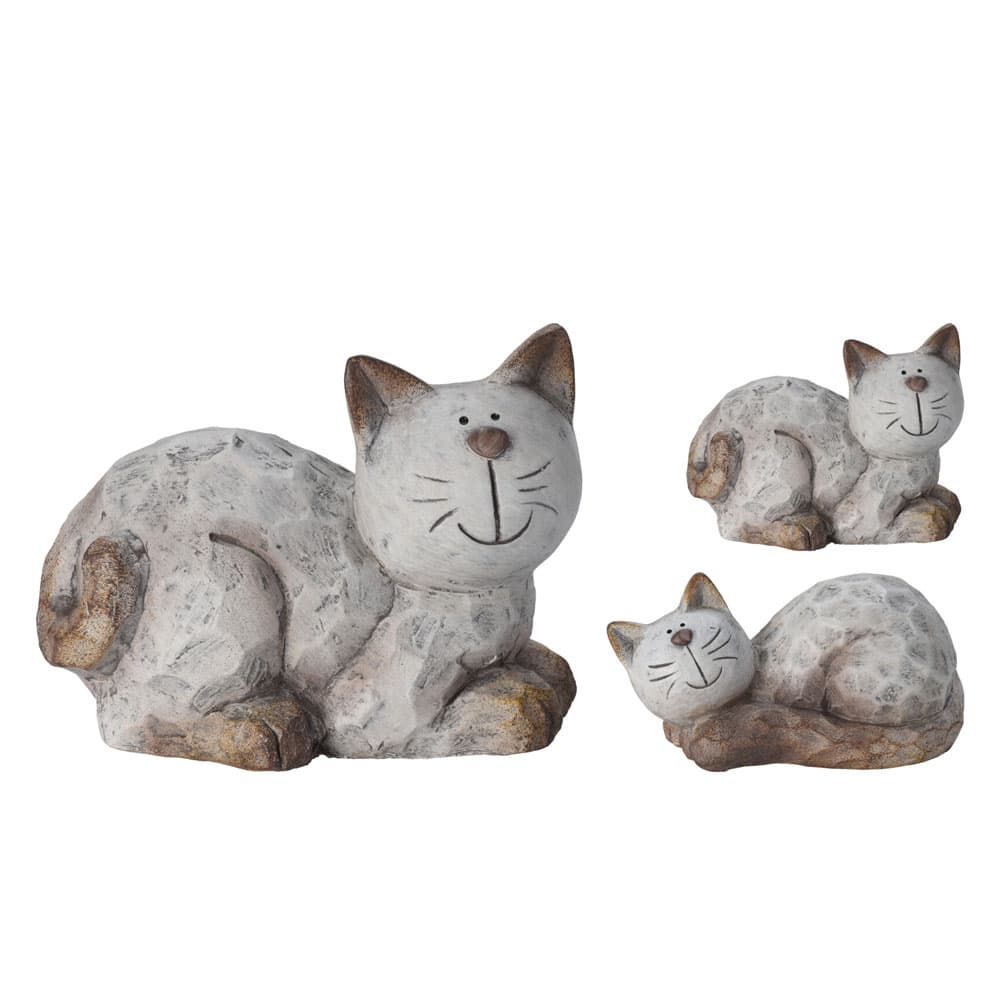 Коте 16,7x10,2x12,2см керамика