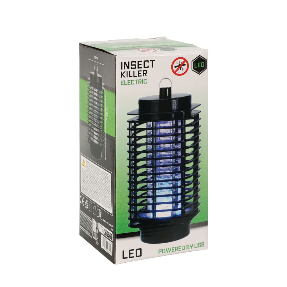 Унищожител за насекоми 8 UV LED / 2W черен