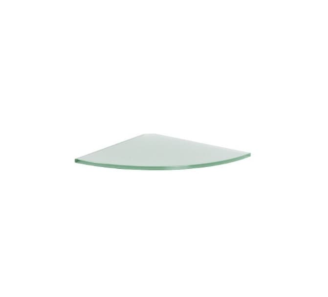 Ъглов стъклен рафт Dolle Glassline 300x300x8 мм матиран