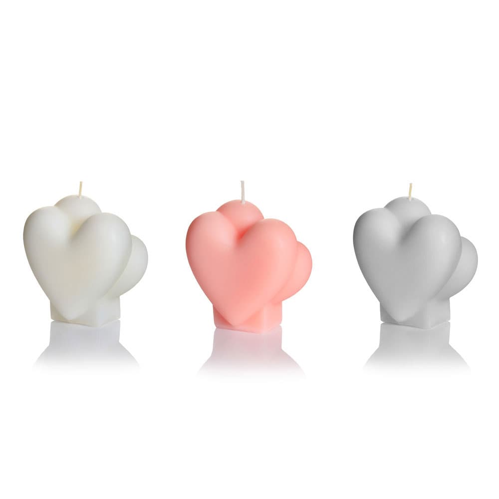 Ароматна свещ Hearts Teddy Bear Peony figure