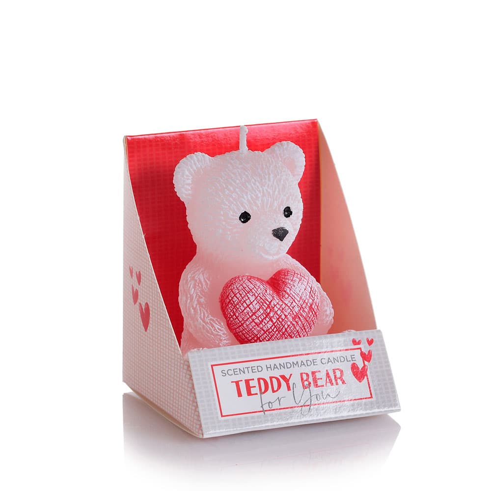 Ароматна свещ Teddy Bear figure розов