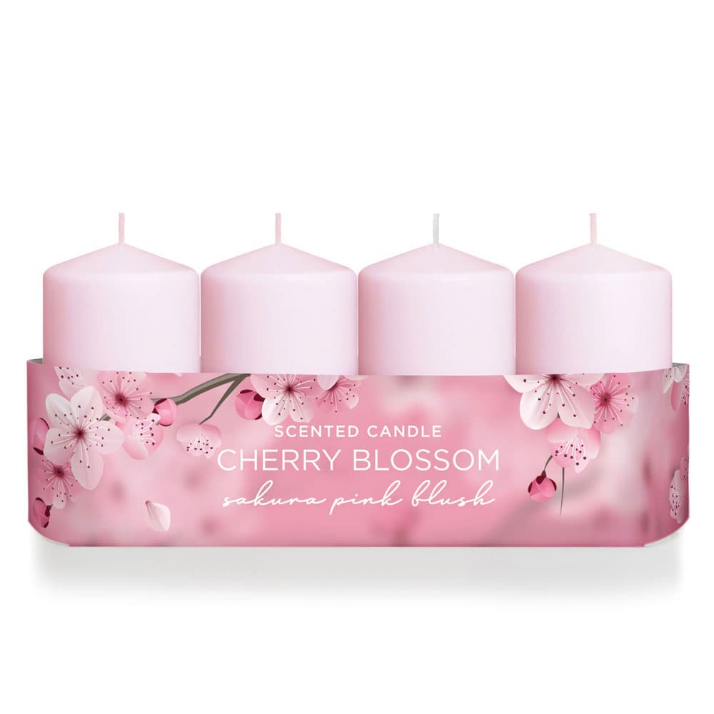 Ароматни свещи Cherry Blossom 40x70мм 4 броя