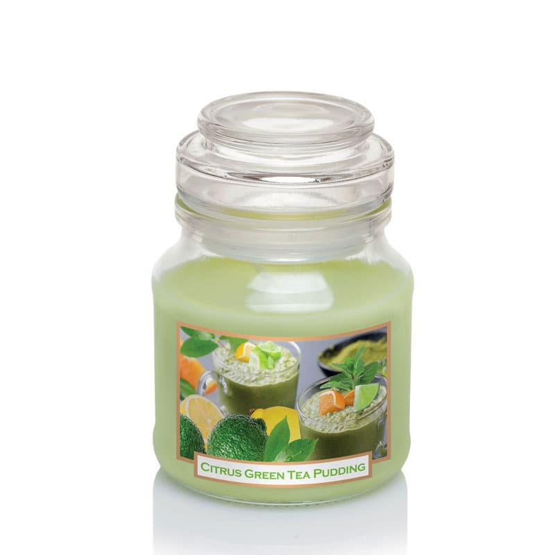 Ароматна свещ в бурканче Matcha Green Tea Pudding 130г