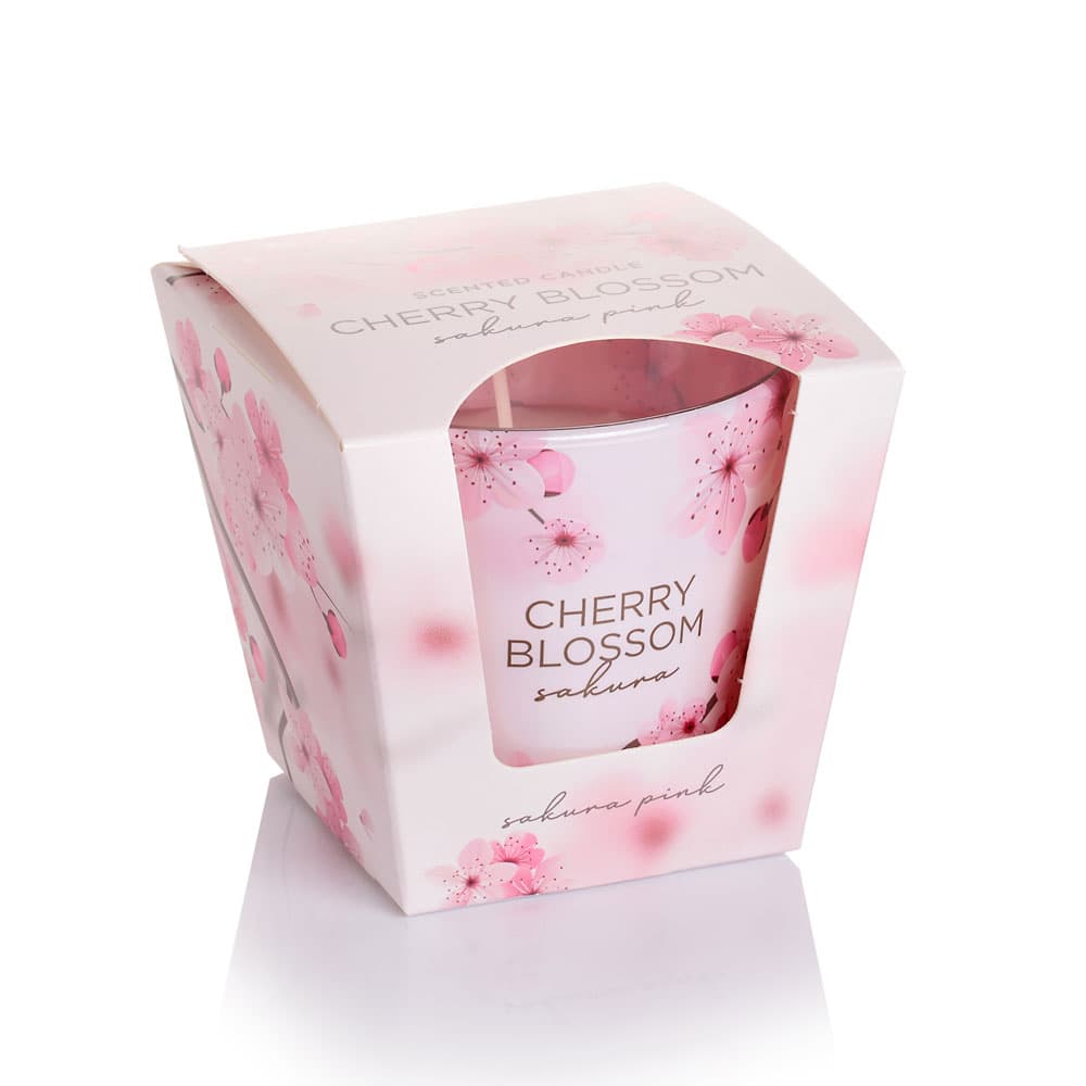 Ароматна свещ в чаша Cherry Blossom Sakura Pink 115г