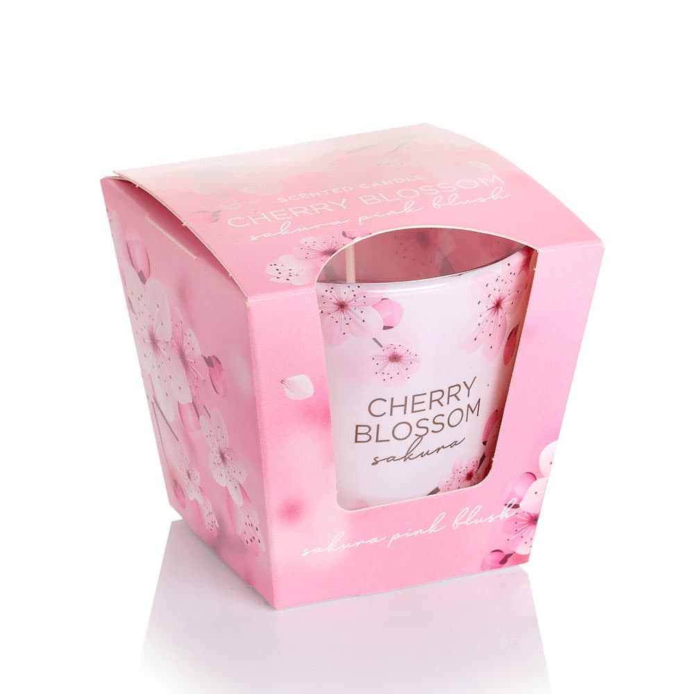 Ароматна свещ в чаша Cherry Blossom Sakura Pink Blush 115г
