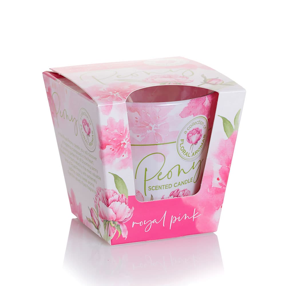 Ароматна свещ в чаша Peony Royal pink 115г