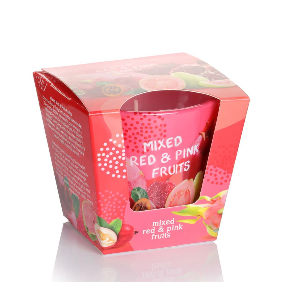 Ароматна свещ в чаша Tropical Twist red 115г