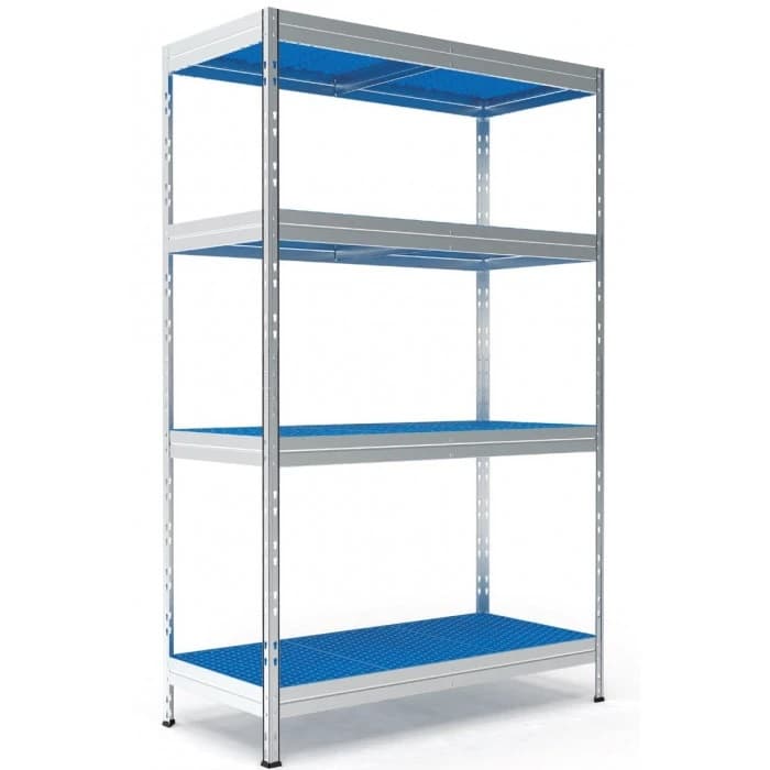 Метален стелаж с 4 рафта Horeca 175 / 180x150x50см / до 175кг на рафт