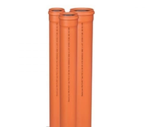PVC Тръба Valplast ø50 КА муфа 4м