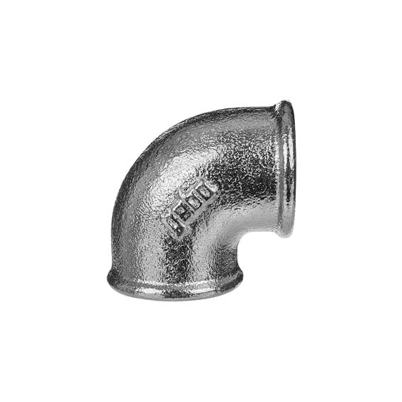 Поцинковано коляно Gebo 1/2" 