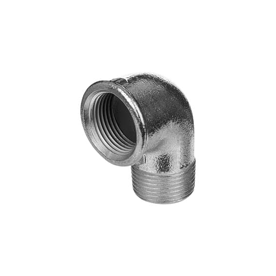 Поцинковано коляно нипел Gebo 1/2" 