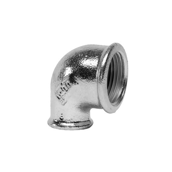 Поцинковано коляно Gebo 3/4" х 1/2" 
