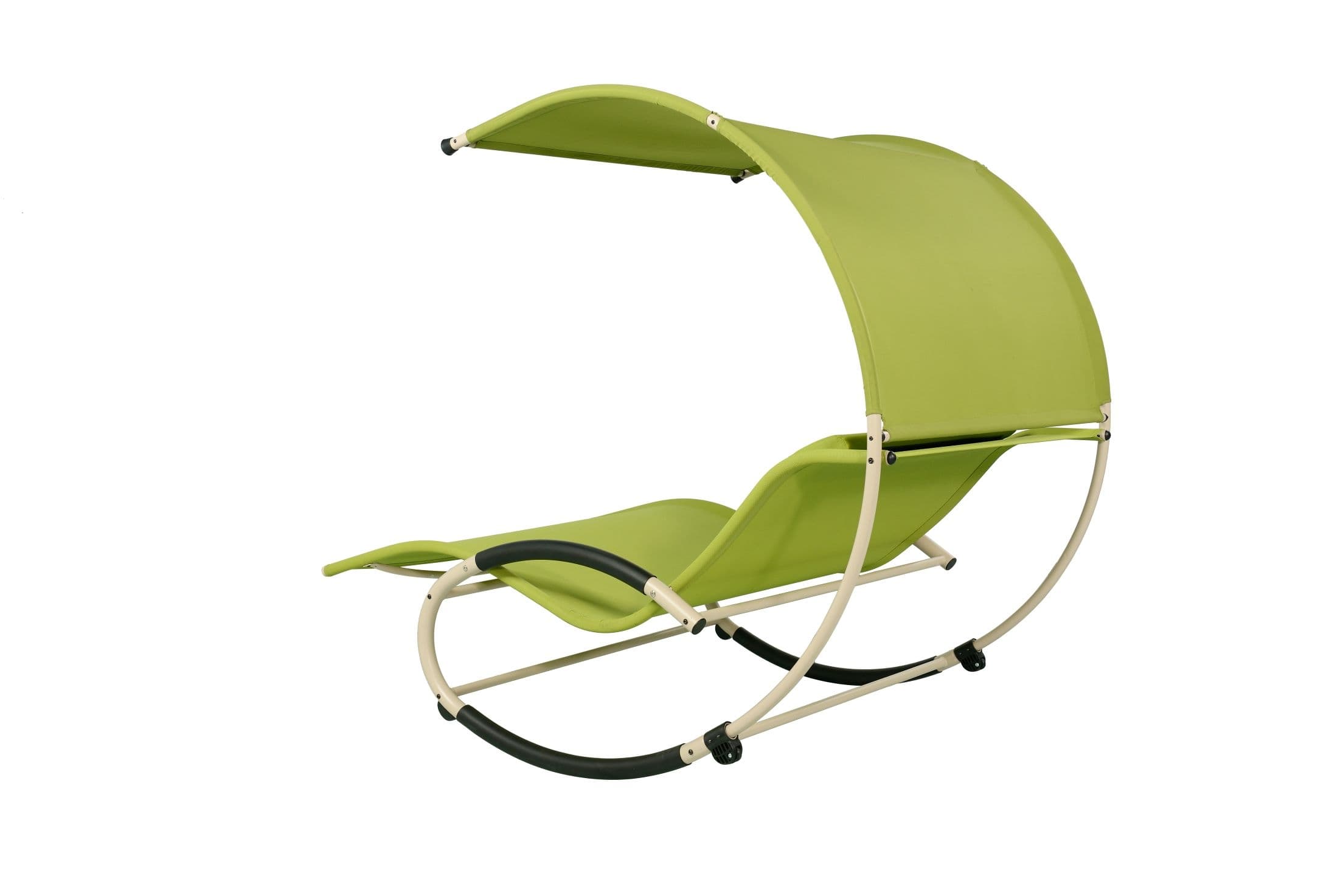 Шезлонг тип легло My Garden Steel Alpha MT030017 / 200x141x178см green