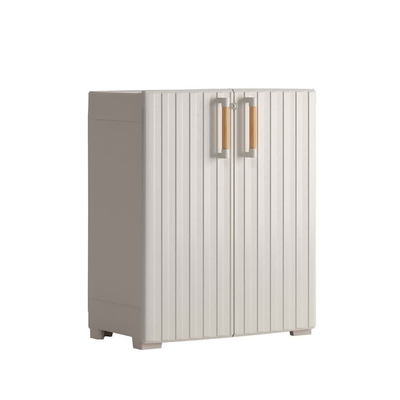 PVC шкаф Keter Groove бежов 80x45x98см / до 30кг на рафт