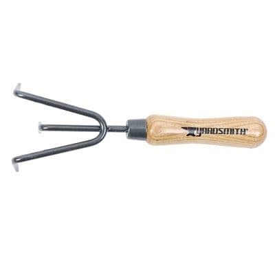 Ръчен разрохквател с 3 зъба и дървена дръжка Yardsmith 600054