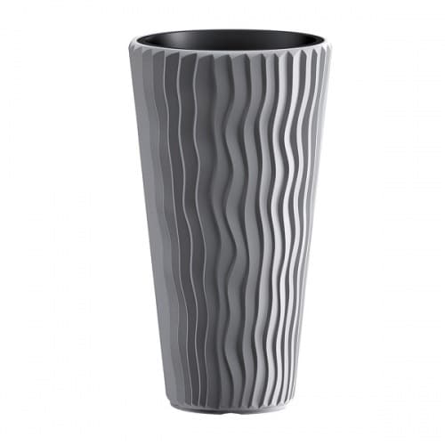 Саксия Sandy Slim 405U 39х39х70.8см сива