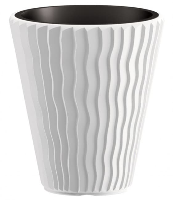 Саксия Sandy S449 / 39х39х43.6 см бяла