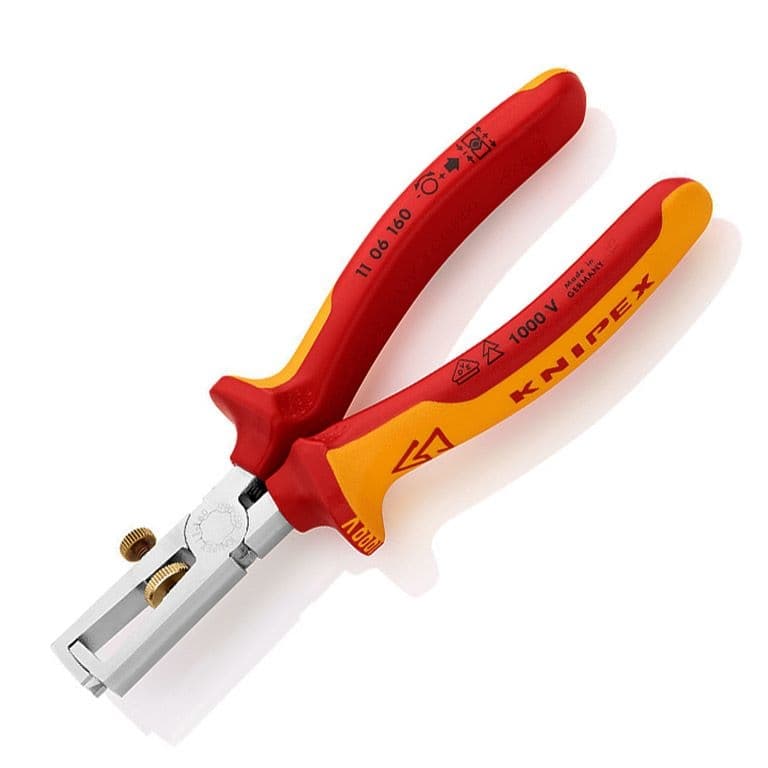 Електротехнически клещи Knipex 11 06 160 SB за сваляне на изолация 160мм