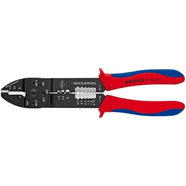 Клещи за кримпване Knipex 97 22 240 SB 0,5 - 6,0 мм²  / 240 мм