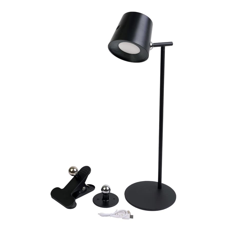 LED настолна лампа 3в1 Lightex Maze 2W CCT USB черна