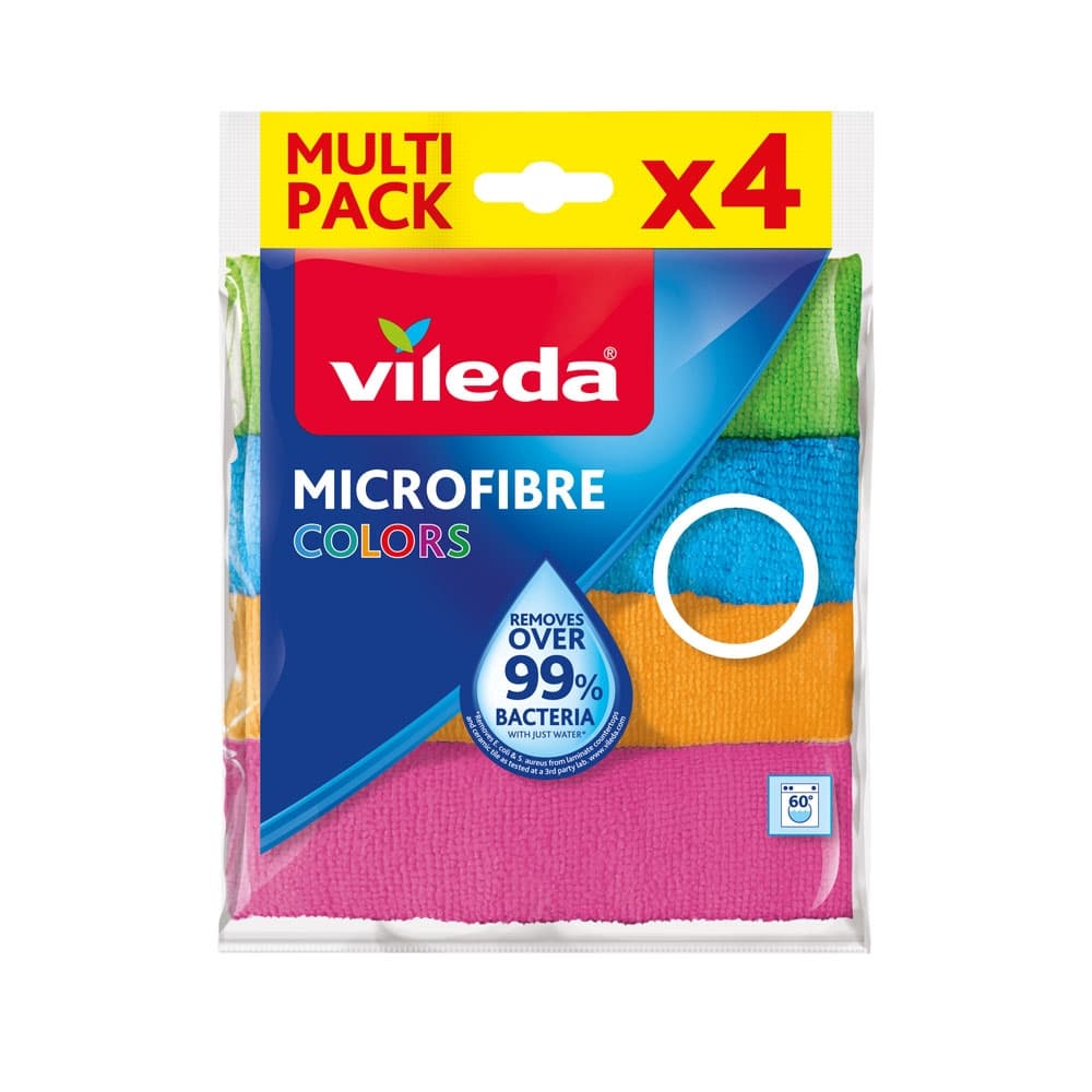 Микрофибърна кърпа Vileda Colors 4 броя