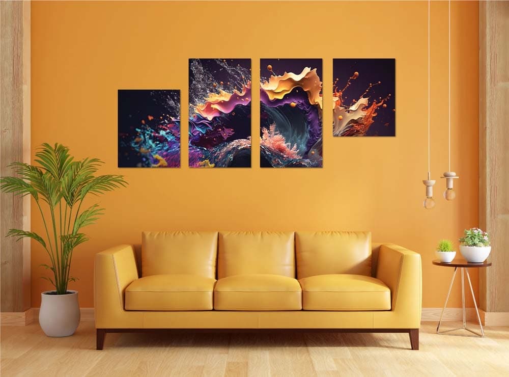 Картини Multi MT0032 / 2 броя 40x50см + 2 броя 40x70см 