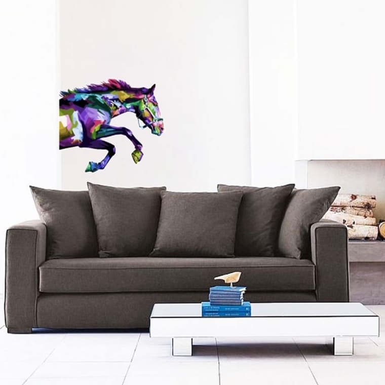 Стикер за стена DS0003 абстрактен кон 50x70 см