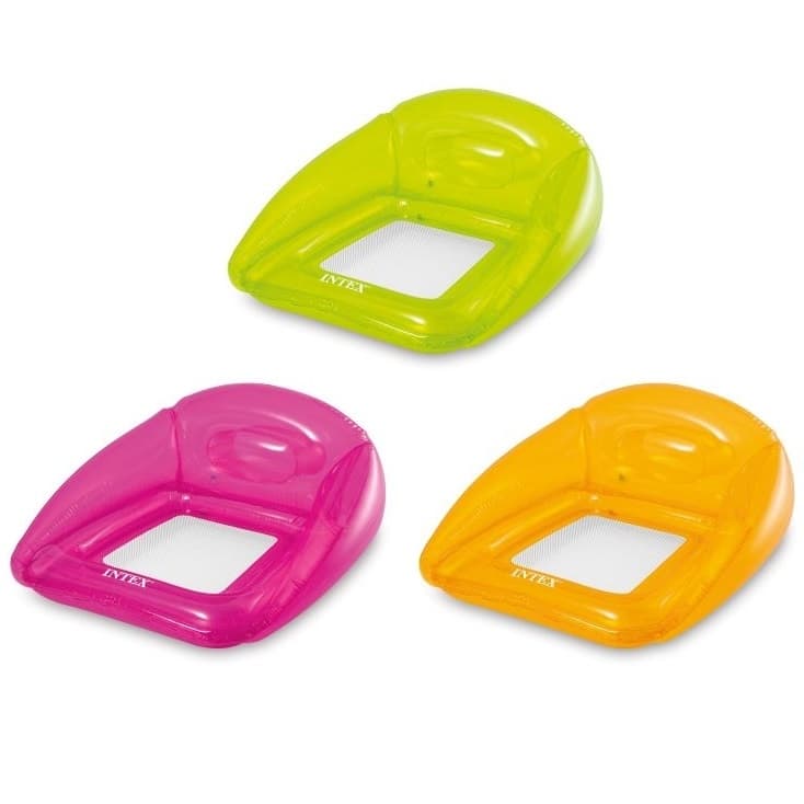 Надуваем шезлонг Intex 56802EU 104х102 см