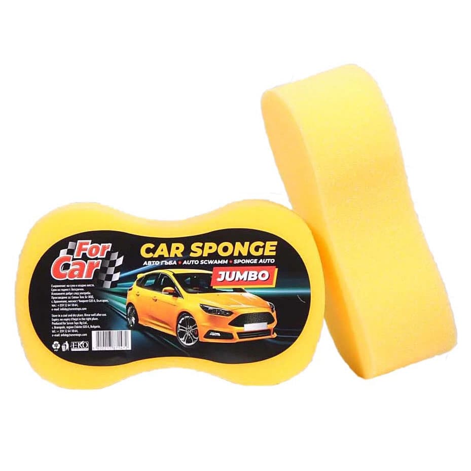 Гъба Car Jumbo жълта