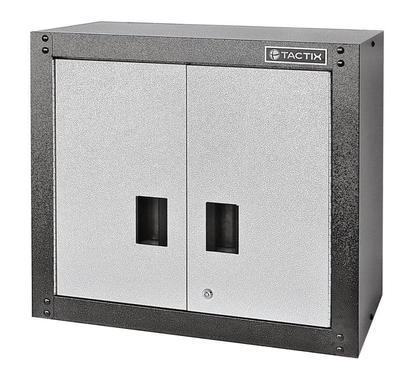 Метален стенен шкаф с две врати Tactix 67,5x30,5x61см