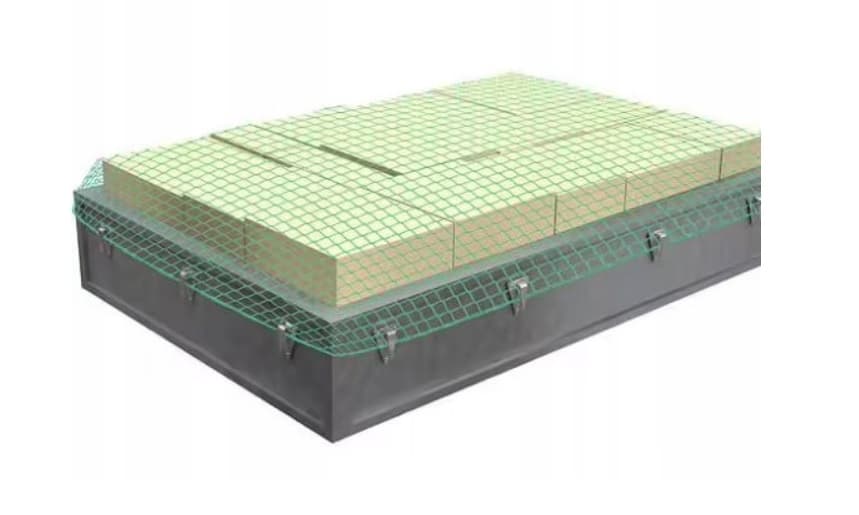 Мрежа за ремарке с еластично въже Suki 2,2x1,5м / 45х45мм