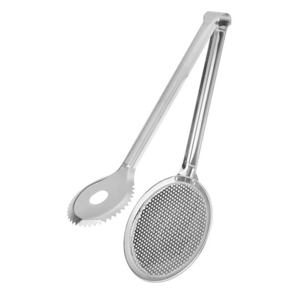 Щипка с цедка за пържене Horecano HC-981674 12x30см перфорирана