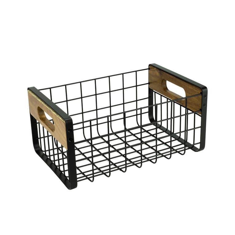 Метална касетка Horecano Home Large WK830830-L 38,8x25,8xh17,6см черен мат