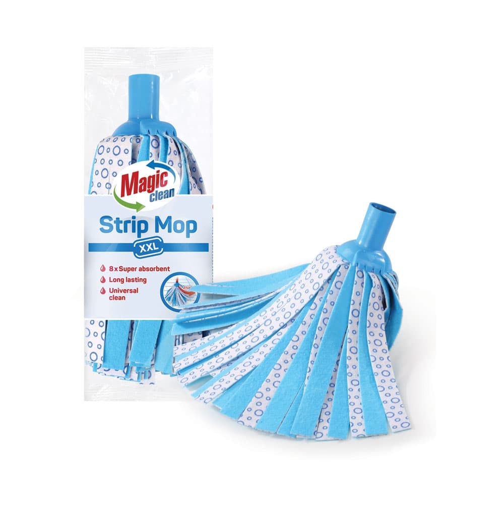 Права бърсалка Strip Mop Gigant XXL вискозна лента и универсална резба-конус
