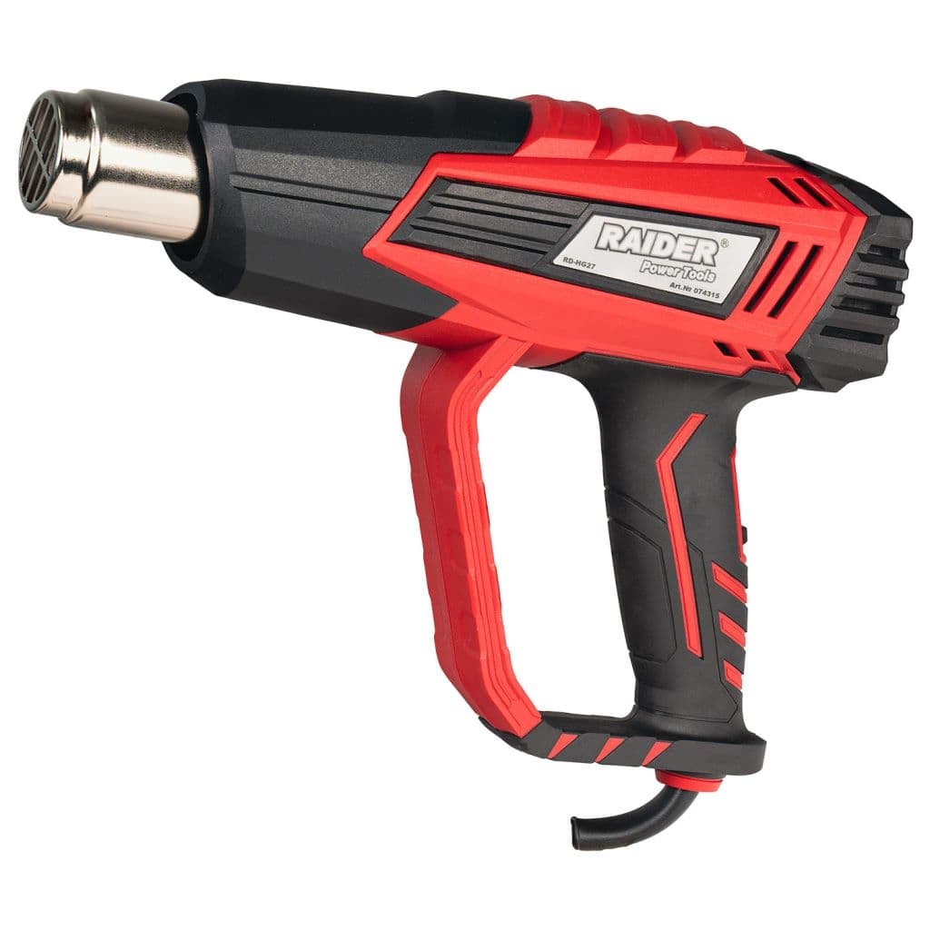 Пистолет за горещ въздух Raider RD-HG27 2000W / в куфар с аксесоари