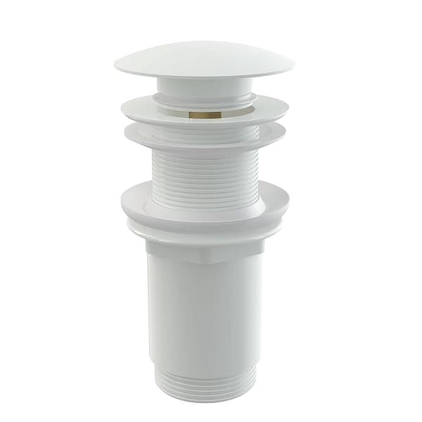 Витло без преливник AlcaDrain A395B 1 1/4'' Click Clack бяло