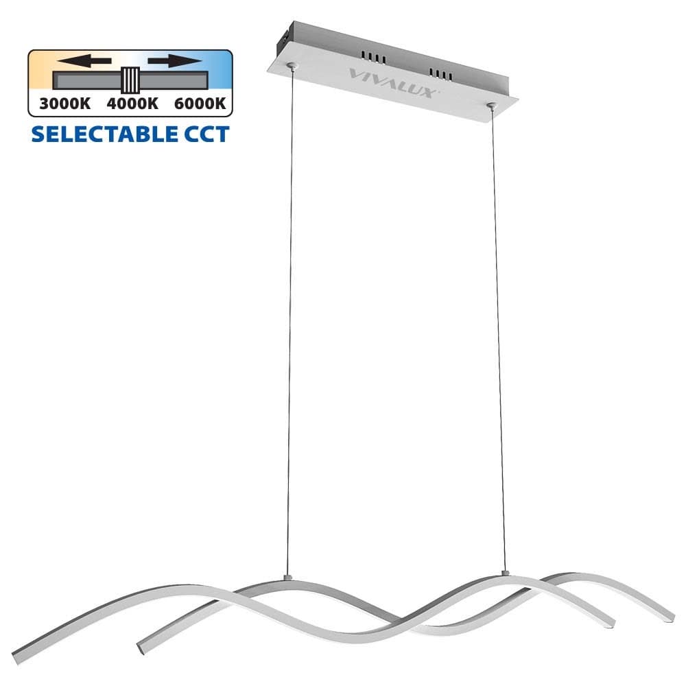 Полилей Vivalux Loara LED WH CCT 27W 3000K-4000K-6000K