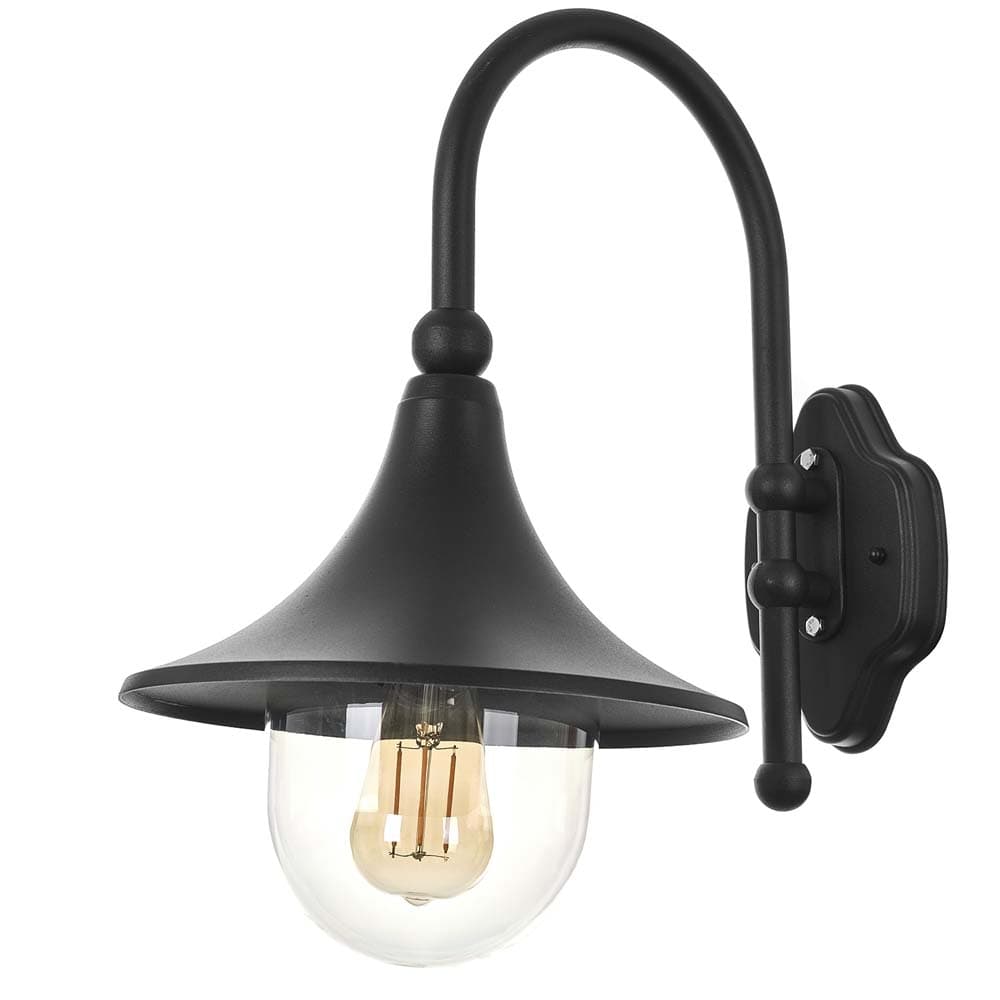 Градински аплик EL 2976/1W SBK IP44 черен