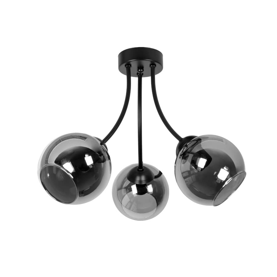 Полилей Lightstyle Лаго 1910-E-PVD-FU / 3xE27 черен