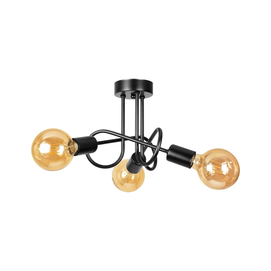 Полилей Lightstyle Алекса 3xE27 черен