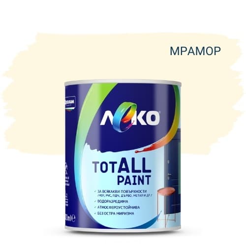 Водоразредима боя Леко TotALL Paint мрамор 600мл