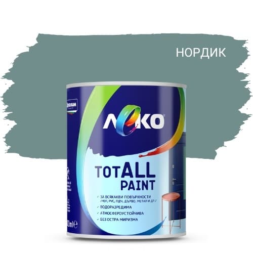 Водоразредима боя Леко TotALL Paint нордик 600мл